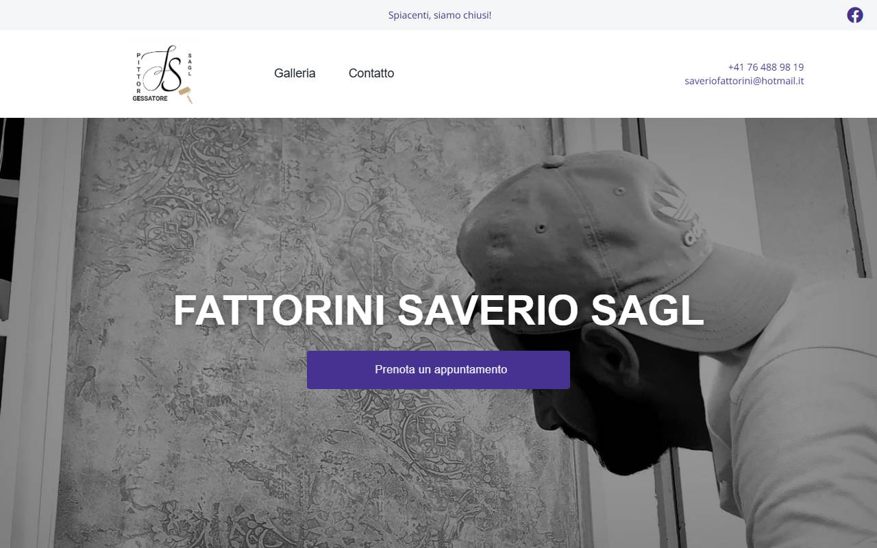 Anteprima del sito: Fattorini Saverio Sagl