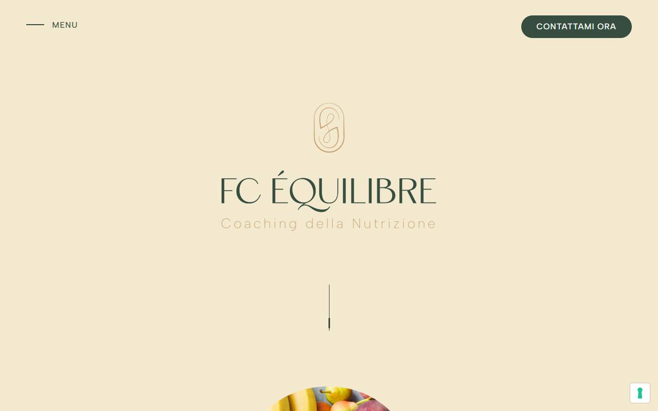 Anteprima del sito: FC ÉQUILIBRE Coaching della nutrizione di Federica Cattaneo