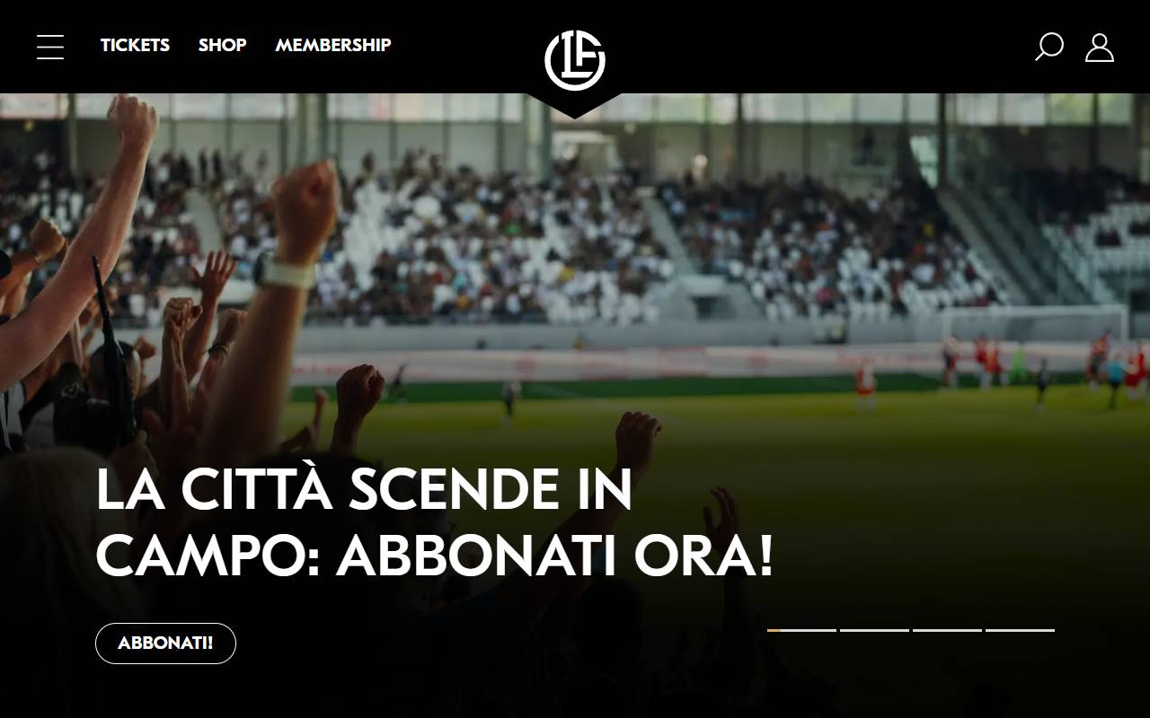 Anteprima del sito: Football Club Lugano