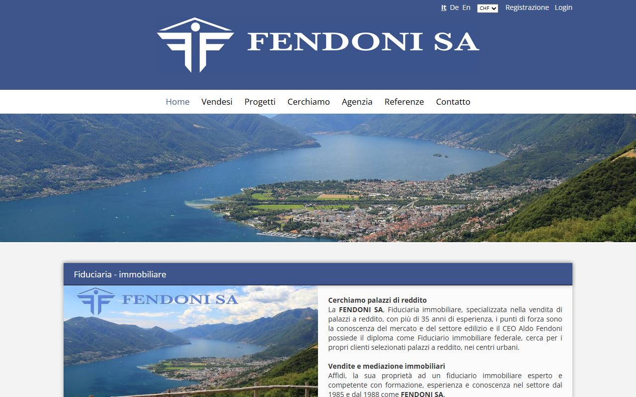 Anteprima del sito: Fendoni SA