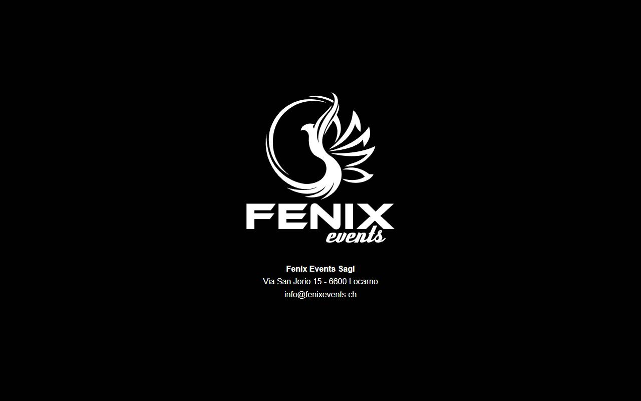 Anteprima del sito: FENIX EVENTS Sagl