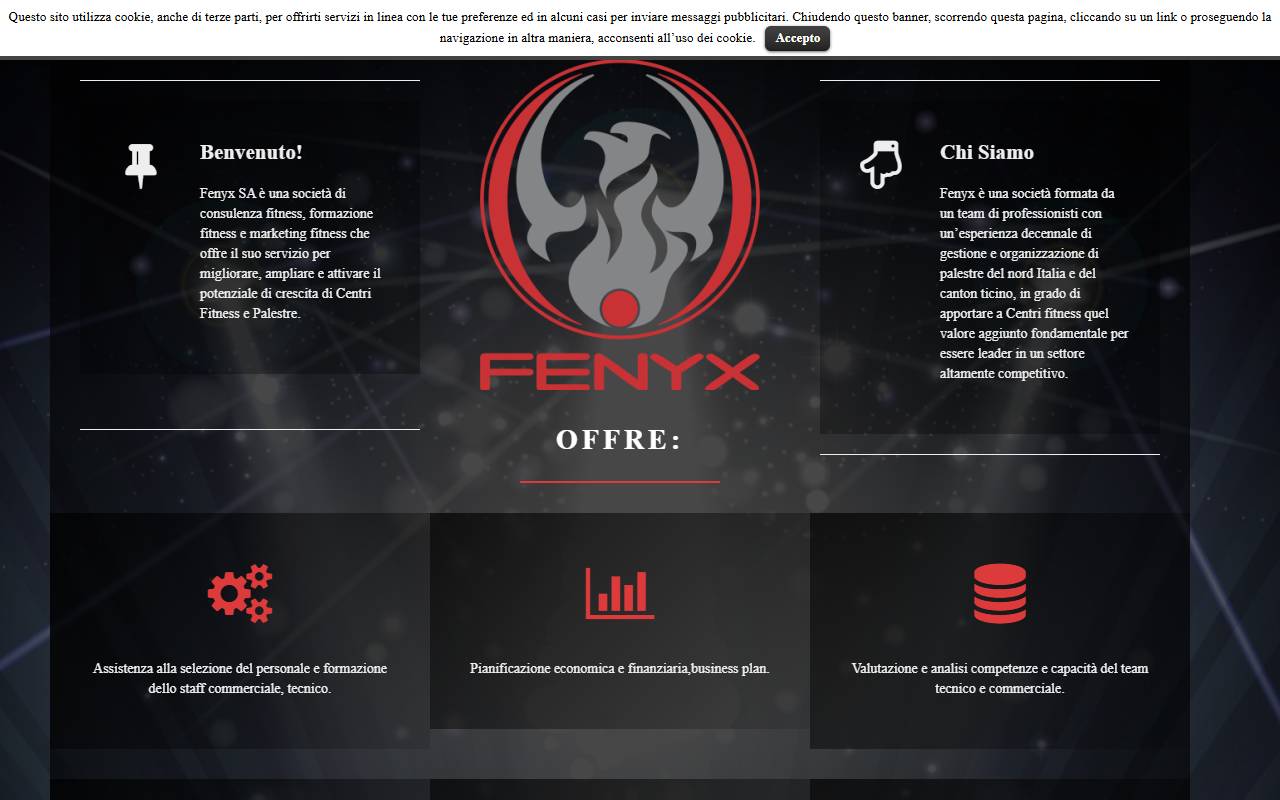 Anteprima del sito: FENYX SA