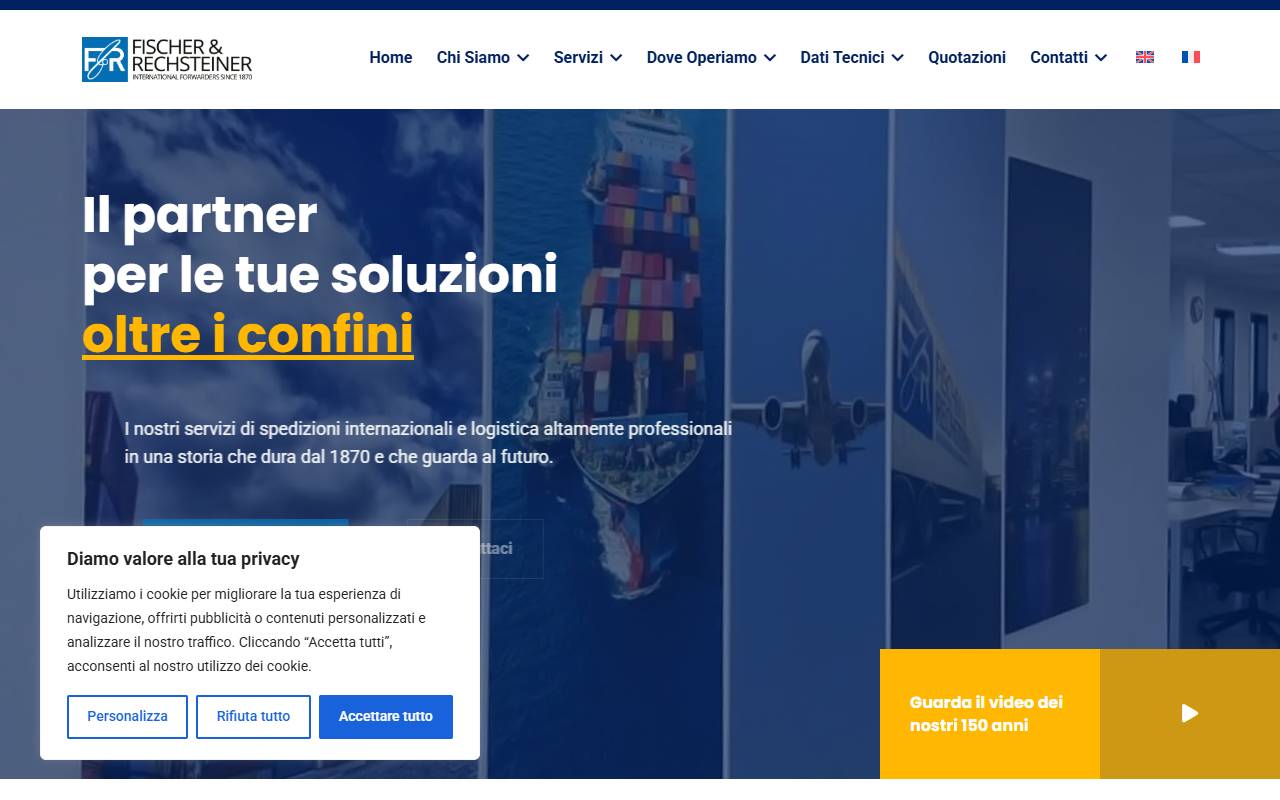 Anteprima del sito: Fischer & Rechsteiner S.A.