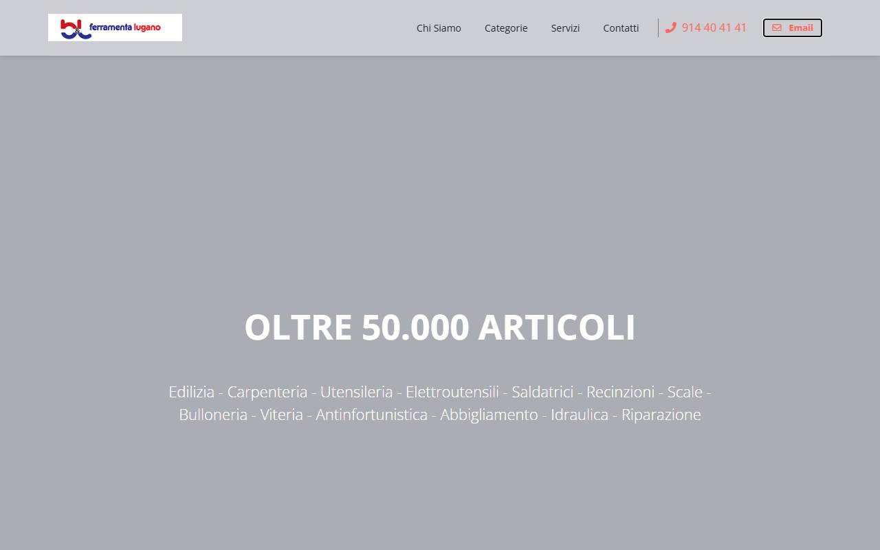 Anteprima del sito: FERRAMENTA BL SA