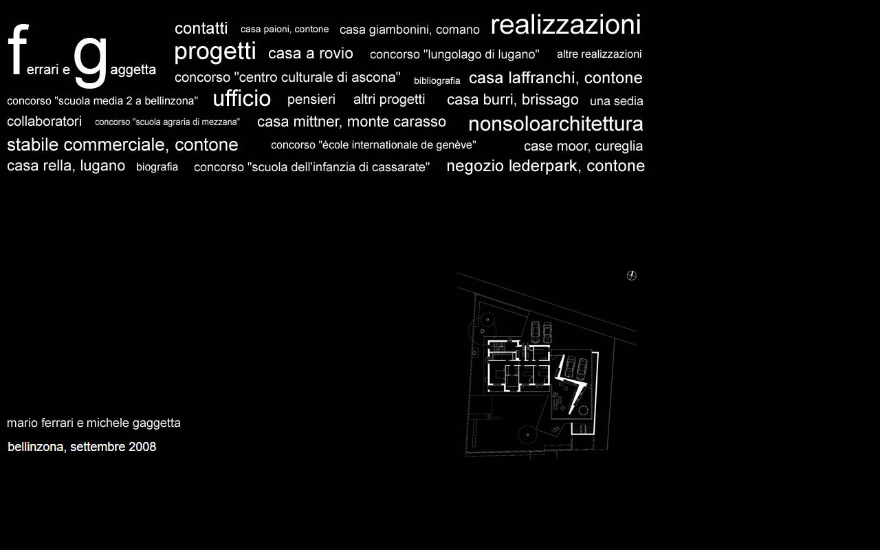 Anteprima del sito: michele gaggetta architetto Sagl