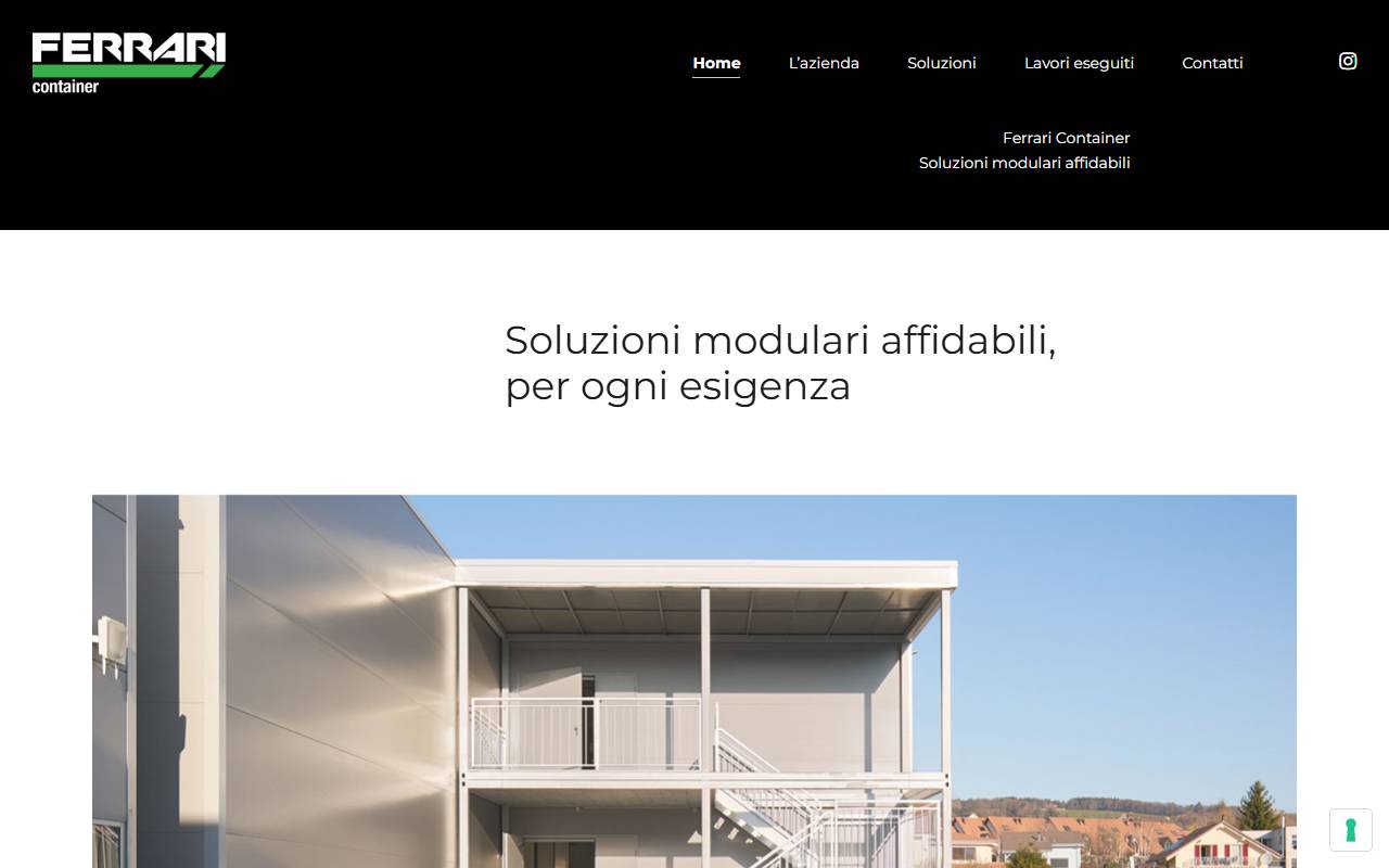 Anteprima del sito: Ferrari Container SA