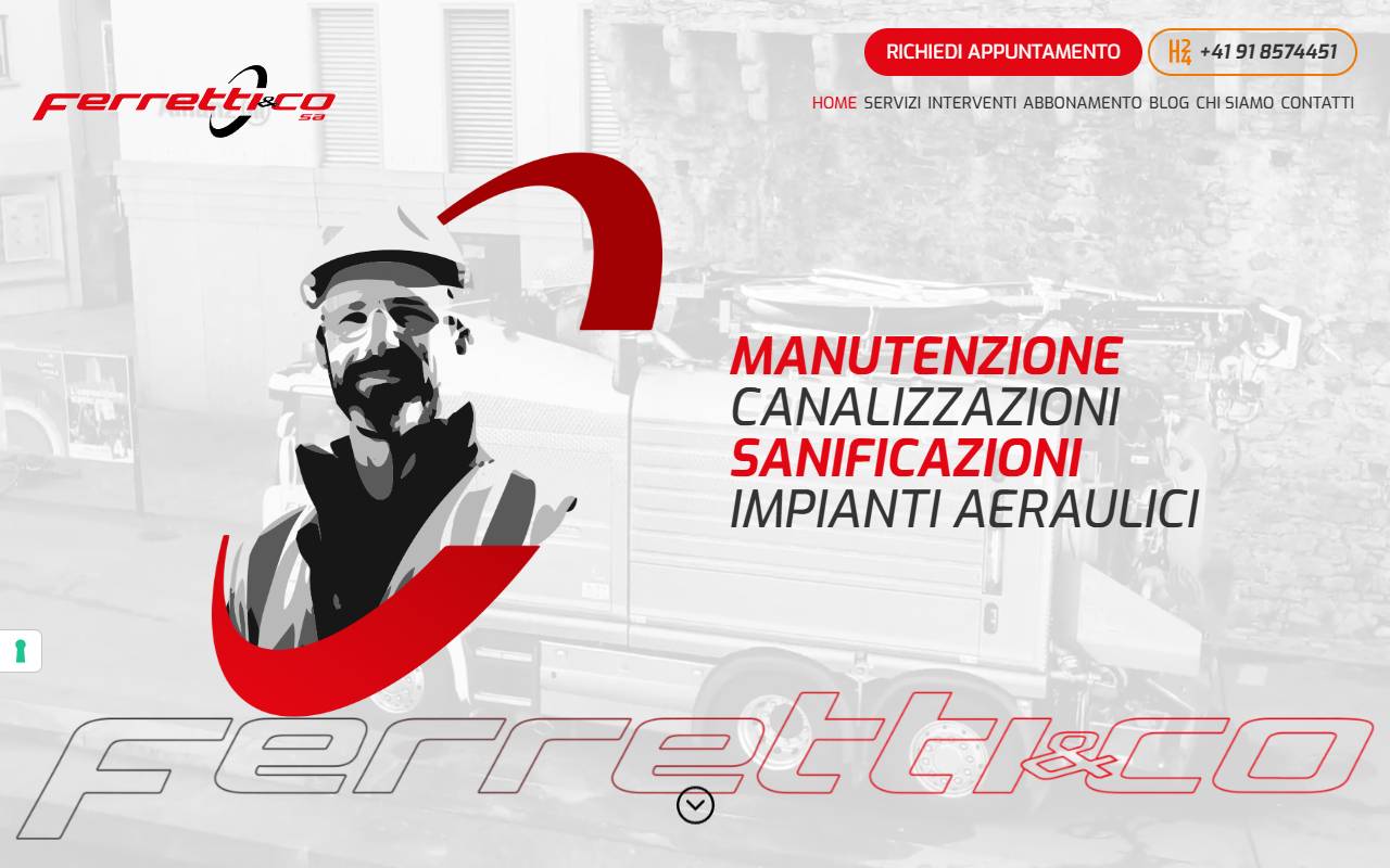 Anteprima del sito: Ferretti & Co SA