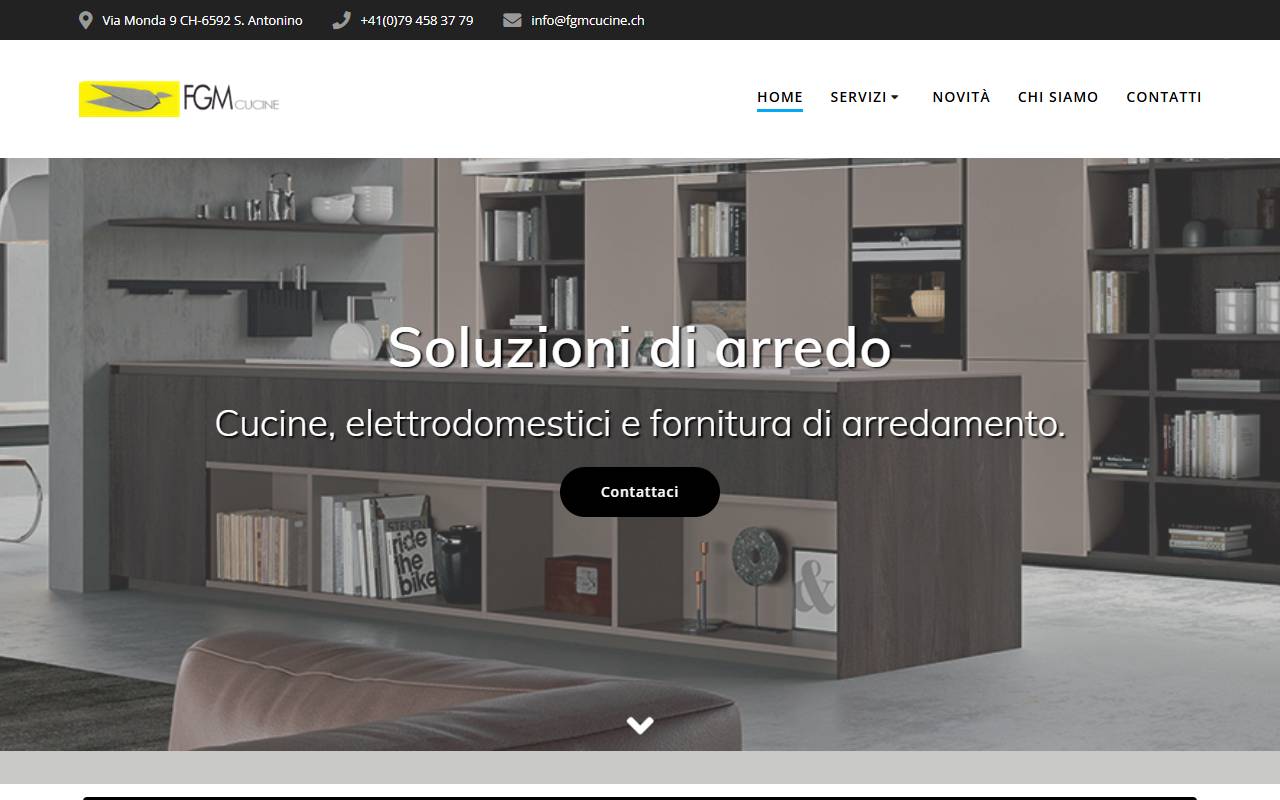 Anteprima del sito: FGM CUCINE S.A.G.L.