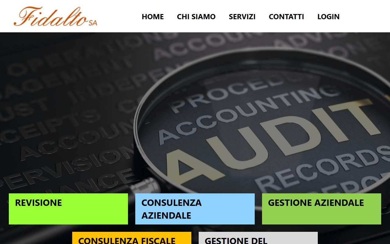 Anteprima del sito: Fidalto SA