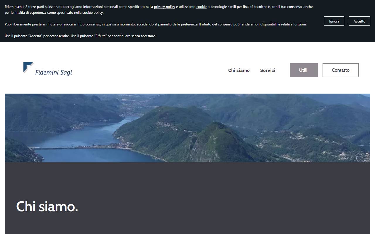 Anteprima del sito: Fidemini Sagl