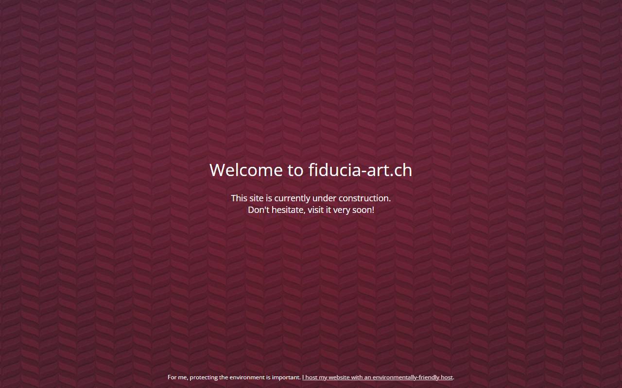 Anteprima del sito: Fiducia & Art SA