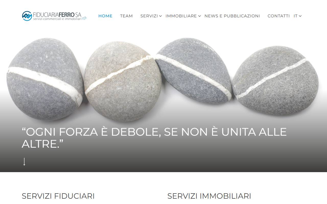 Anteprima del sito: FIDUCIARIA FERRO SA