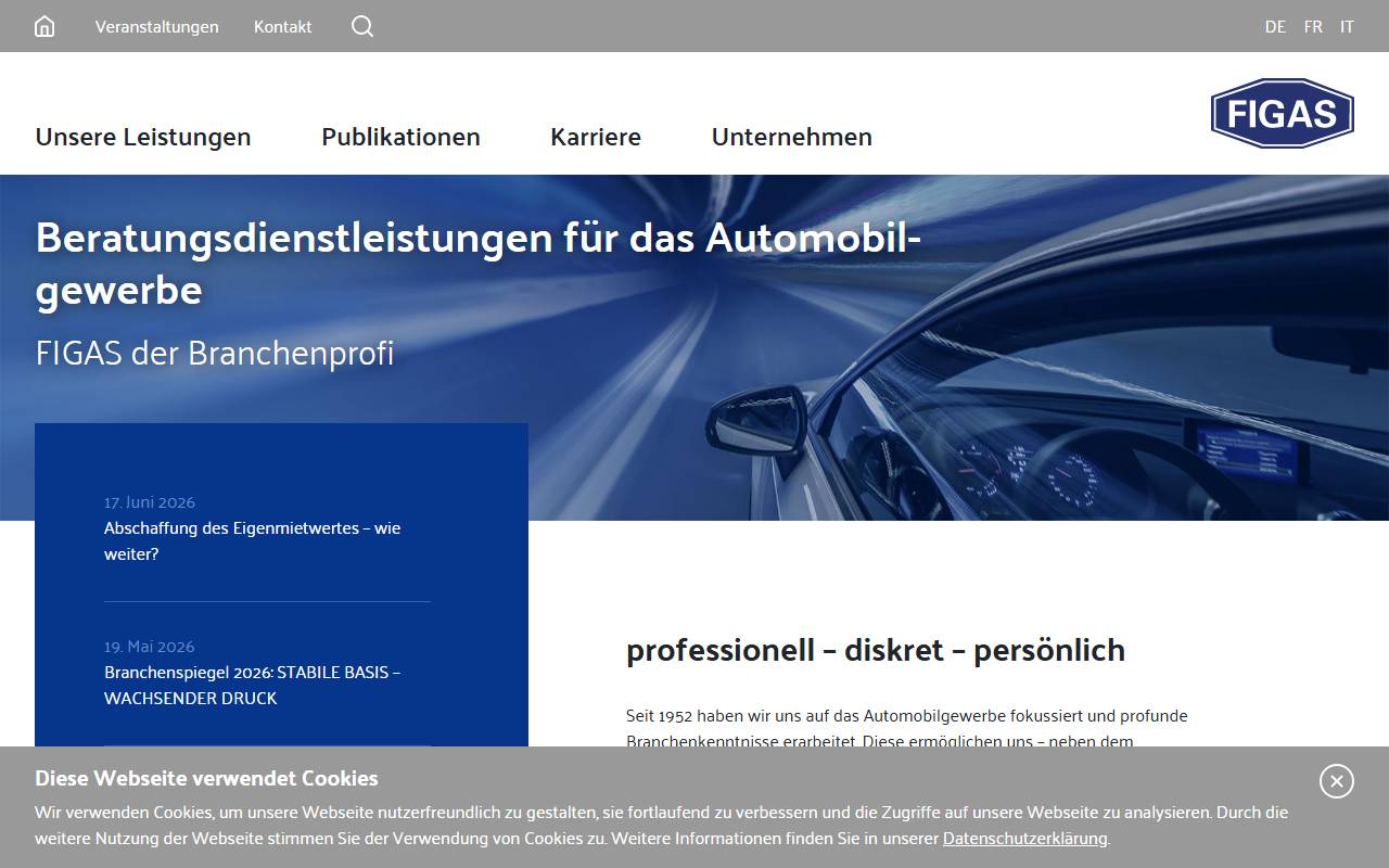 Anteprima del sito: FIGAS Autogewerbe-Treuhand der Schweiz AG