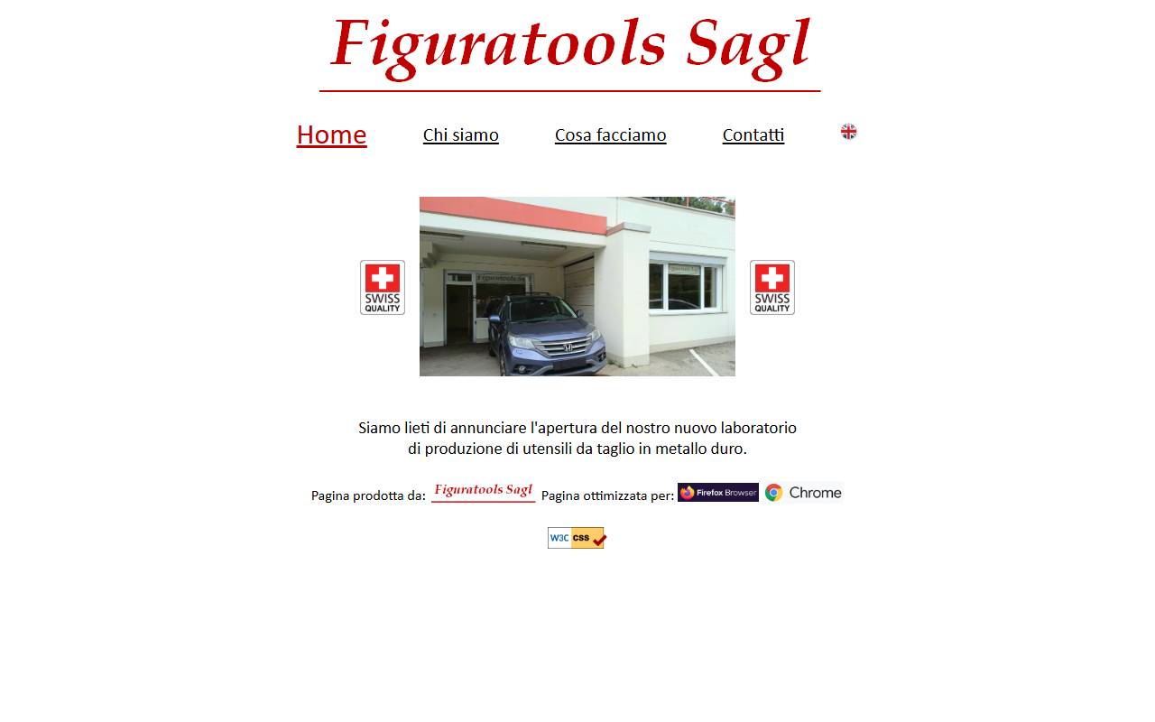 Anteprima del sito: Figuratools Sagl