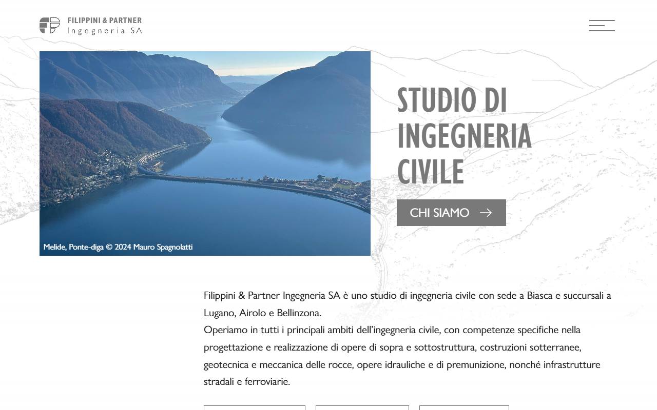 Anteprima del sito: Filippini & Partner Ingegneria SA