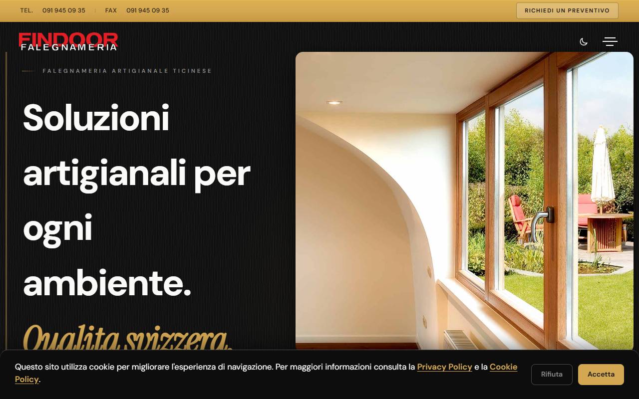 Anteprima del sito: FINDOOR SA