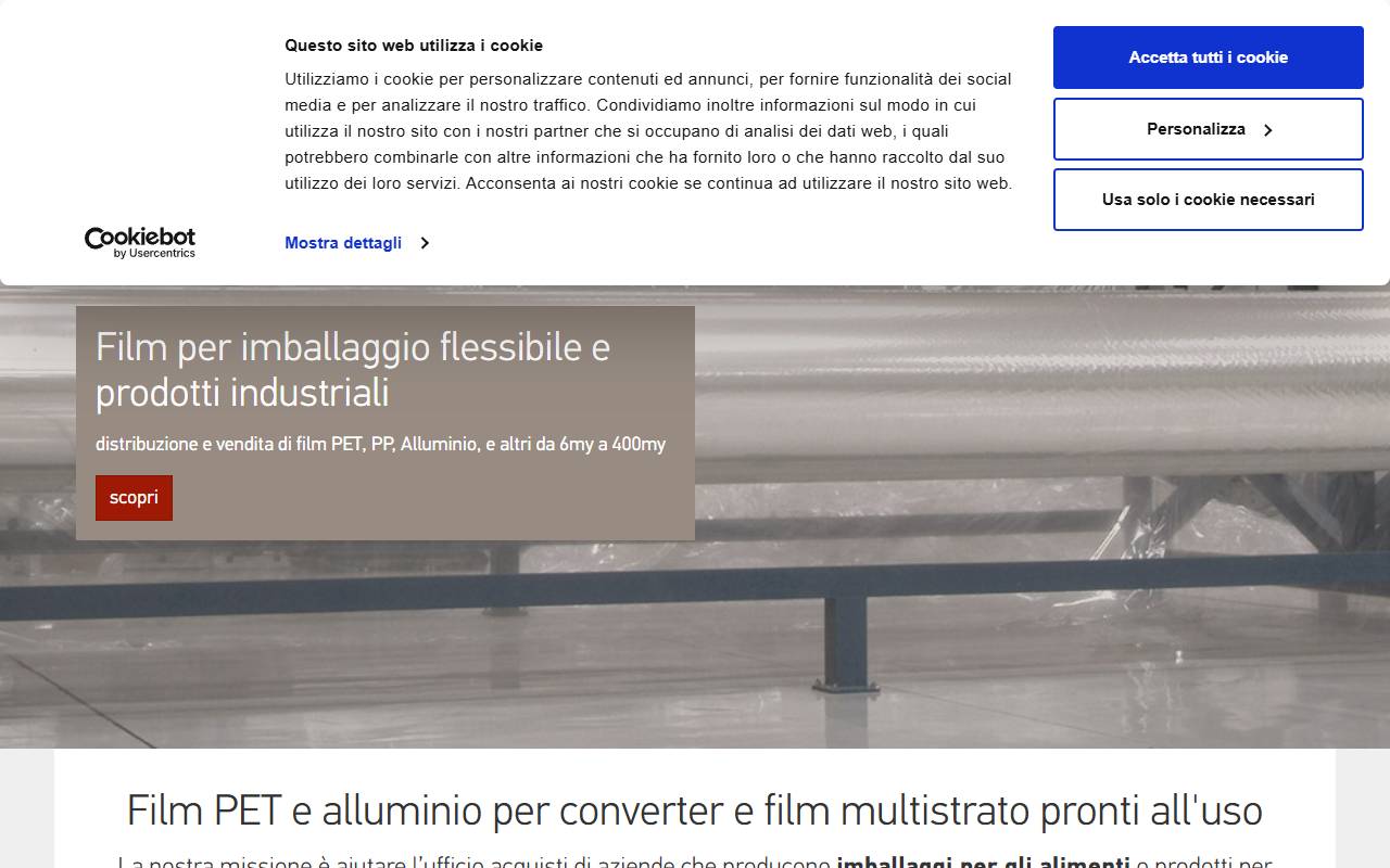Anteprima del sito: FINFOIL SA