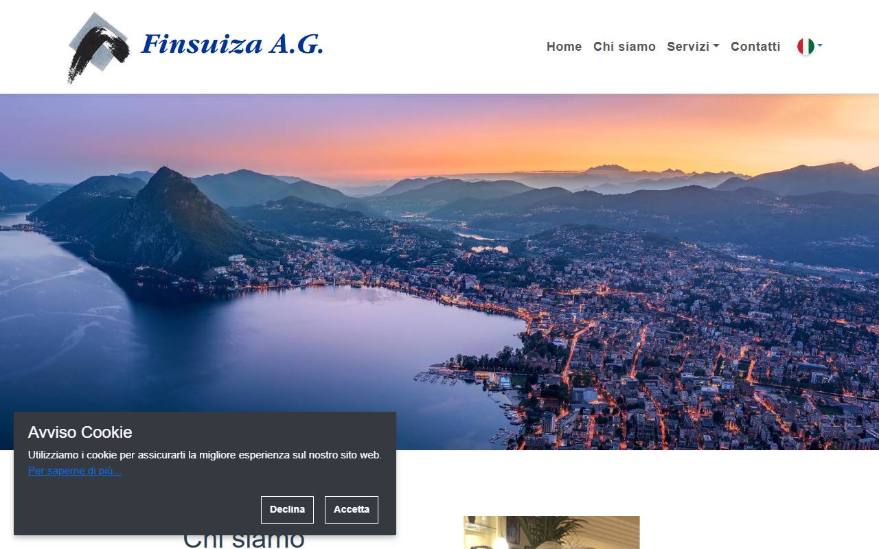 Anteprima del sito: FINSUIZA AG