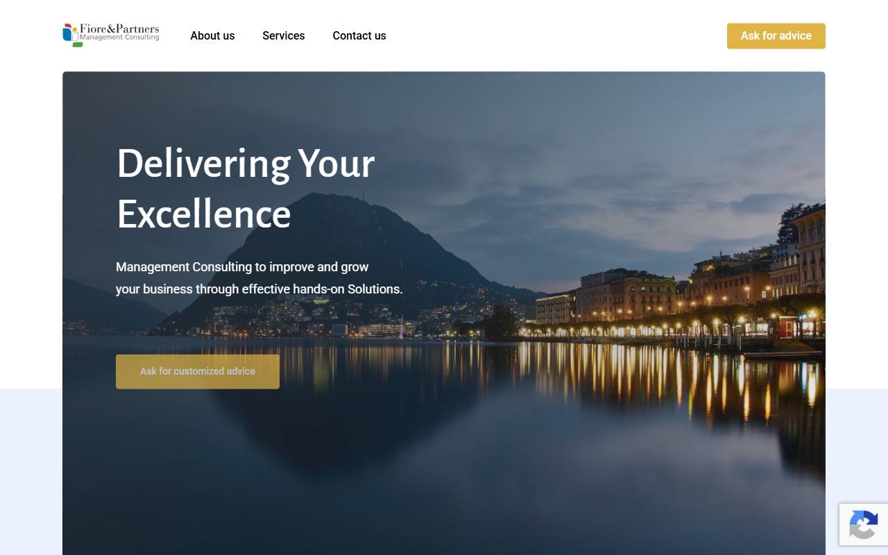 Anteprima del sito: Fiore & Partners Sagl