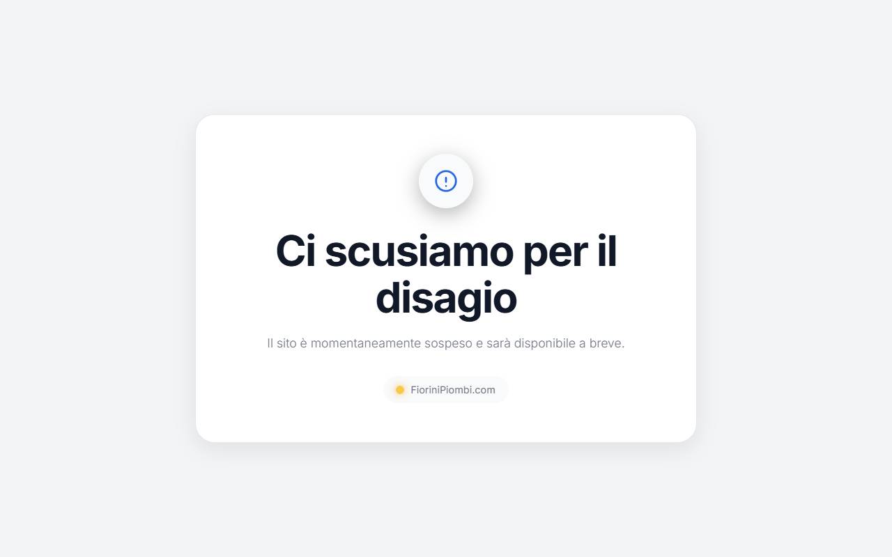 Anteprima del sito: Fiorini Piombi Sagl
