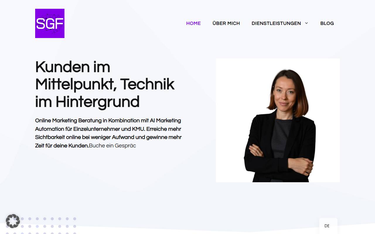 Anteprima del sito: Sabine Gertrud Fischer
