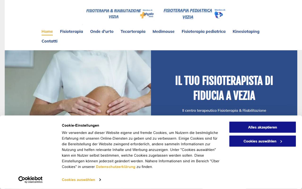 Anteprima del sito: FISIOTERAPIA & RIABILITAZIONE POELGEEST SA