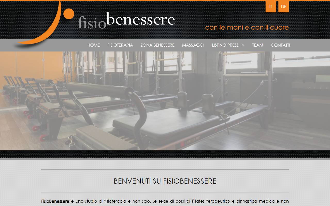 Anteprima del sito: FisioBenessere Sagl