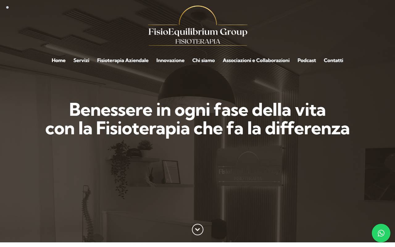 Anteprima del sito: FisioEquilibrium Group Sagl