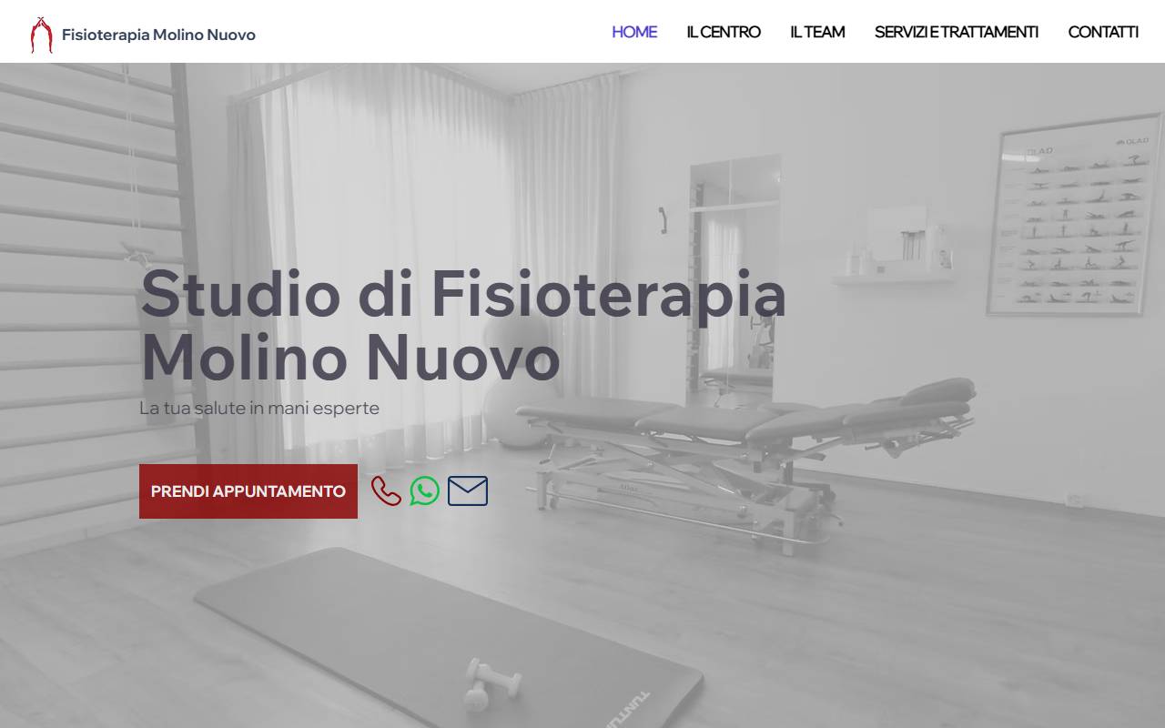 Anteprima del sito: Fisioterapia Molino Nuovo Papic Frapolli