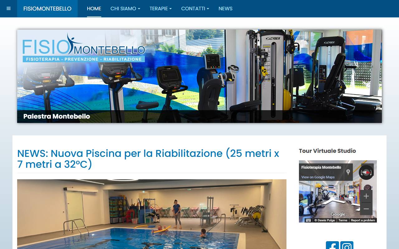Anteprima del sito: FISIOTERAPIA MONTEBELLO SAGL