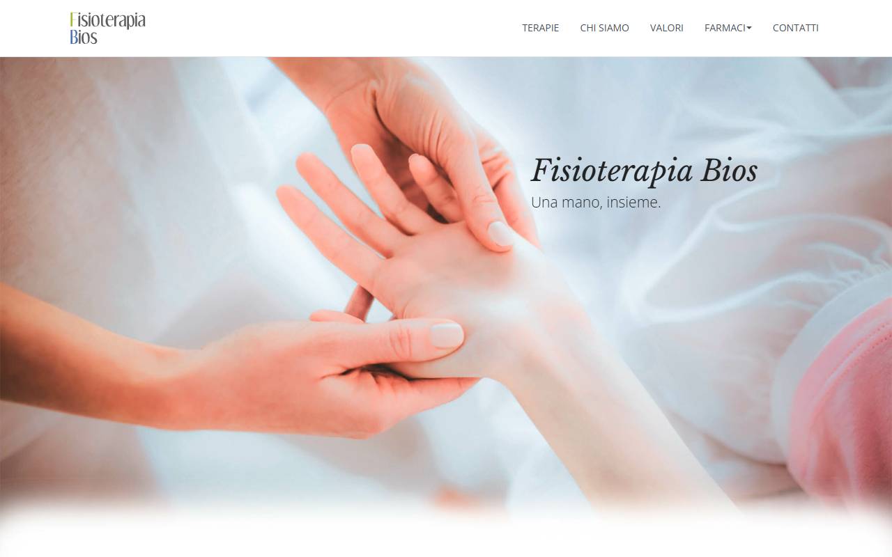Anteprima del sito: Fisioterapia Bios Sagl