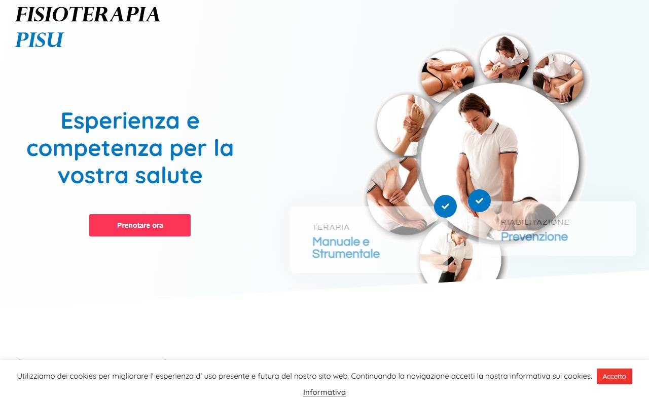 Anteprima del sito: FISIOTERAPIAPISU di Pisu Pier Paolo