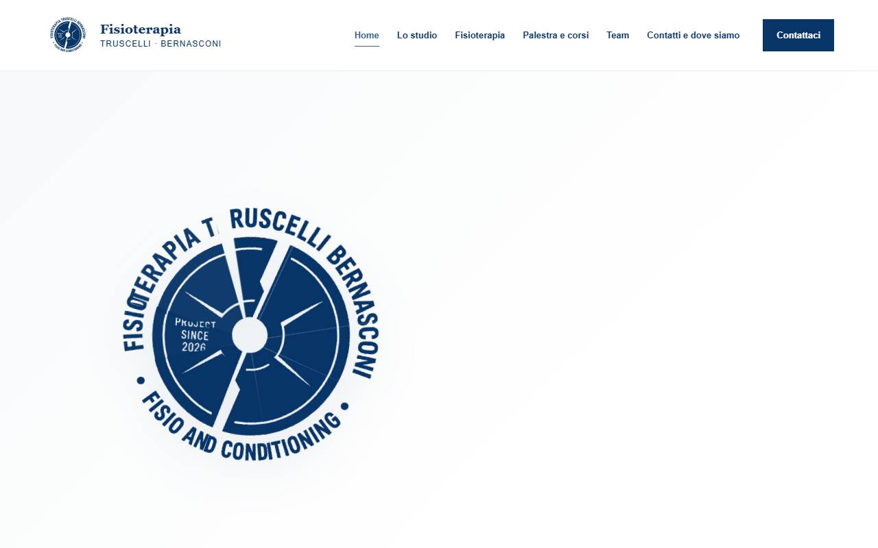 Anteprima del sito: Fisioterapia Truscelli - Bernasconi Sagl