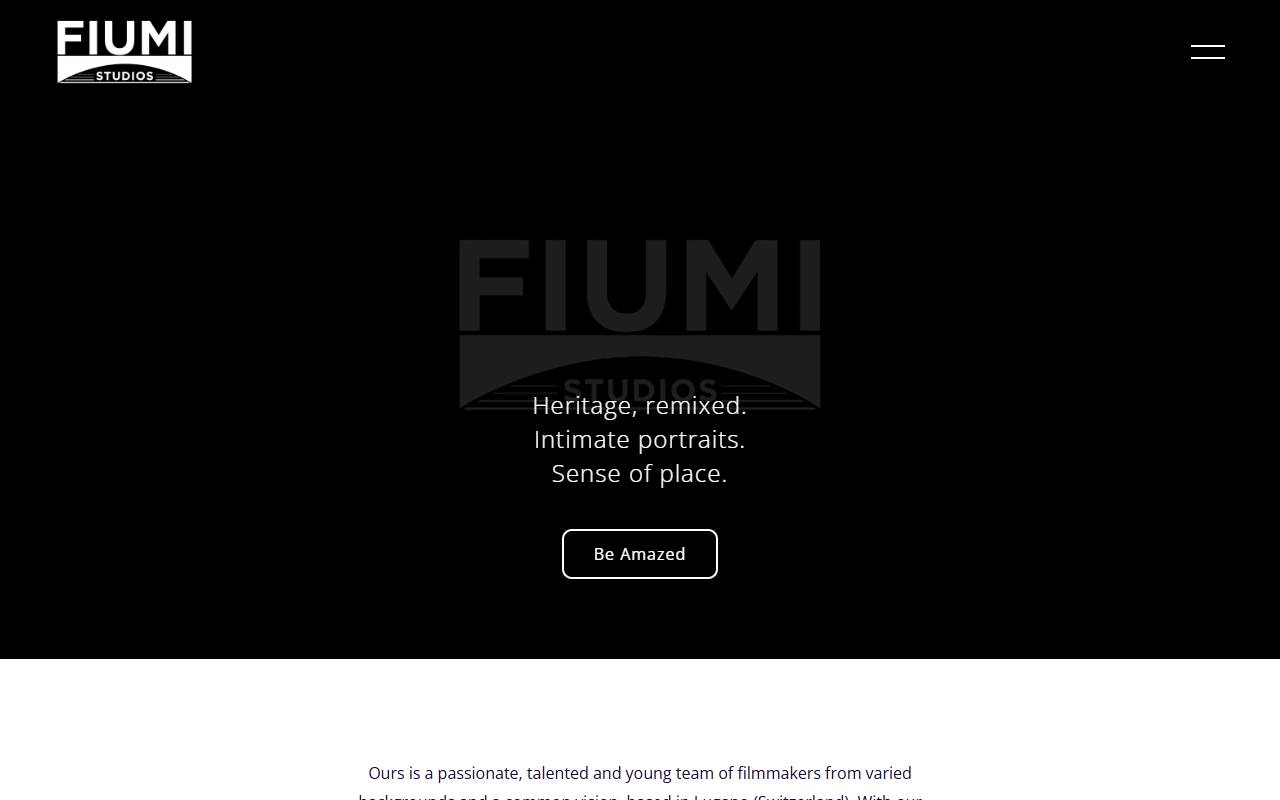 Anteprima del sito: Fiumi Studios Sagl