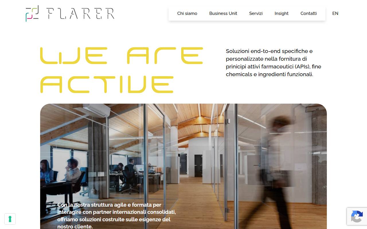 Anteprima del sito: Flarer SA