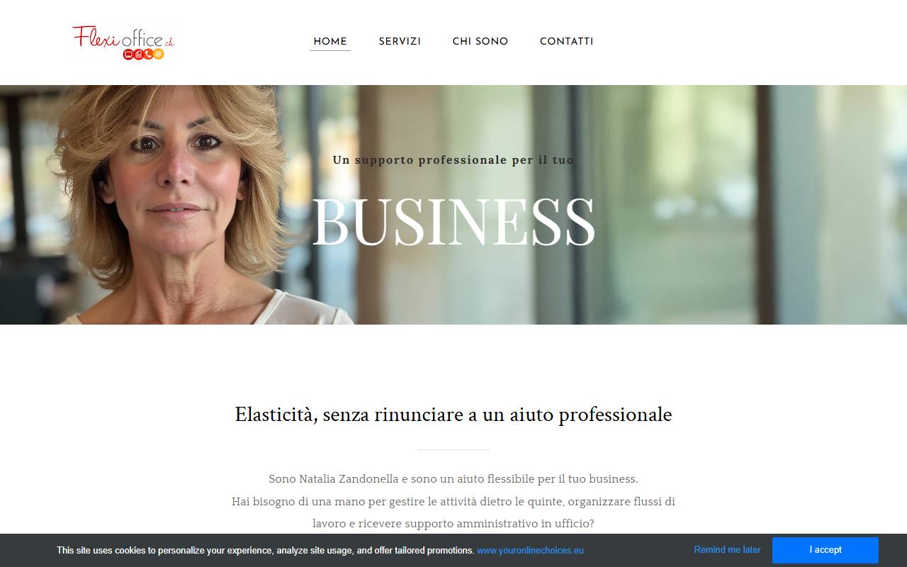 Anteprima del sito: Flexi-office Natalia Samaropoulou Zandonella