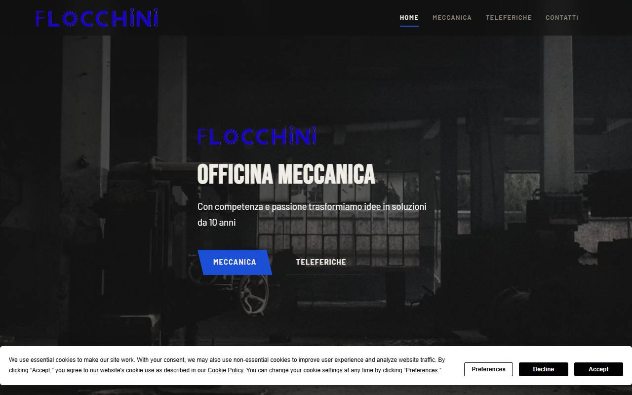 Anteprima del sito: Flocchini