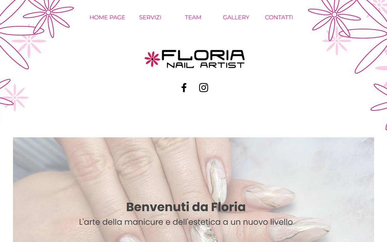 Anteprima del sito: Floria Nail Artist di Floria Alfano