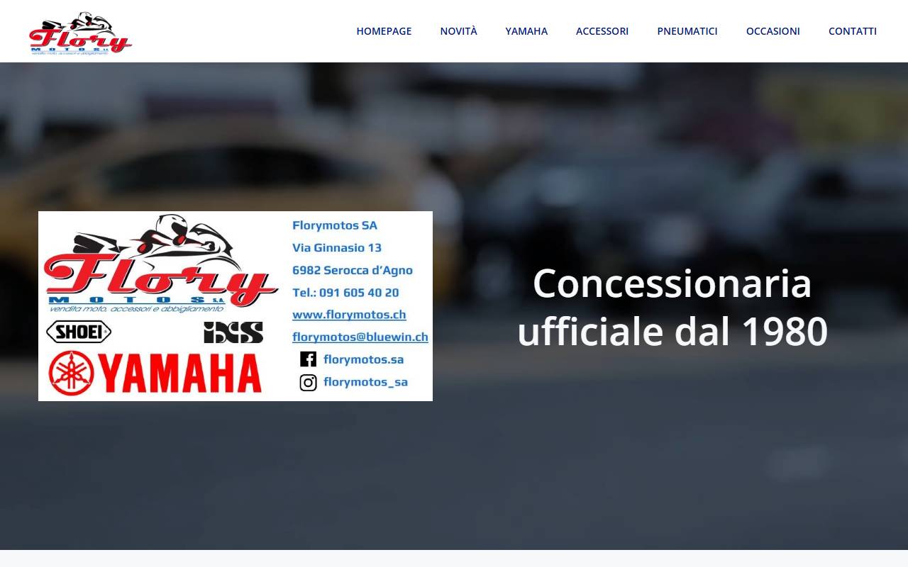 Anteprima del sito: Florymotos SA