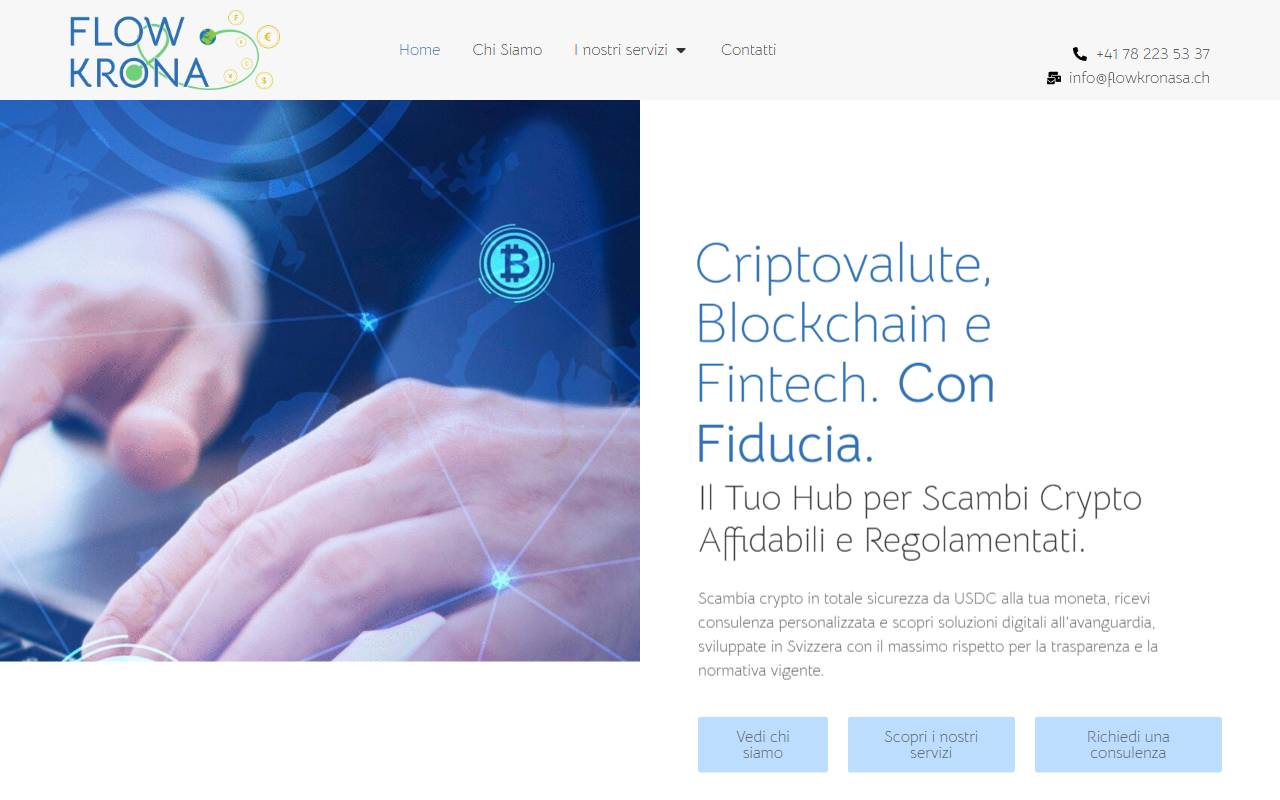 Anteprima del sito: Flow Krona SA