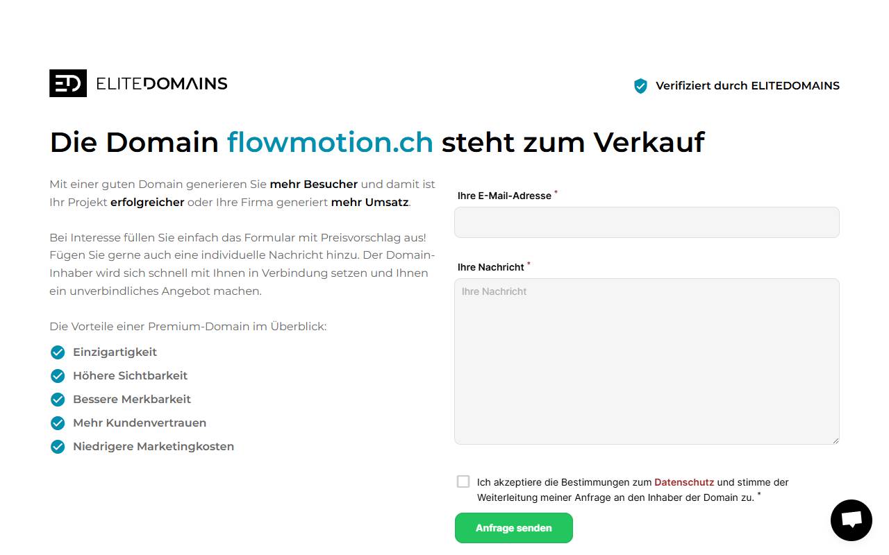 Anteprima del sito: Flow Motion SA