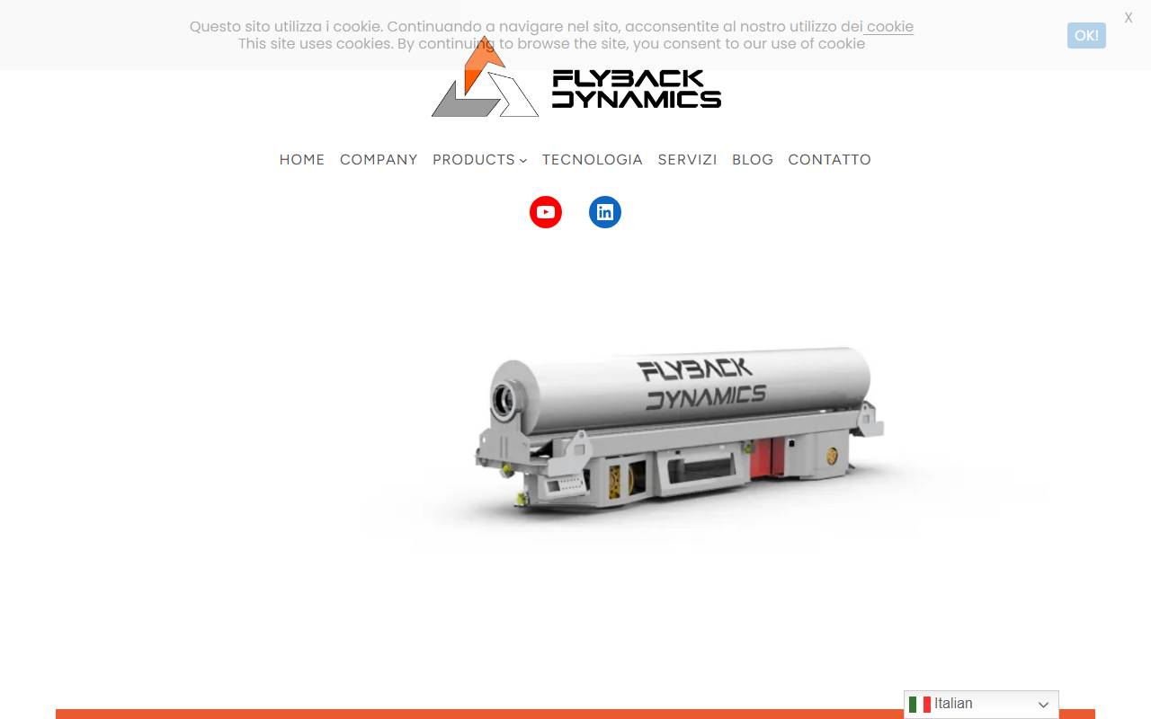 Anteprima del sito: Flyback Dynamics SA