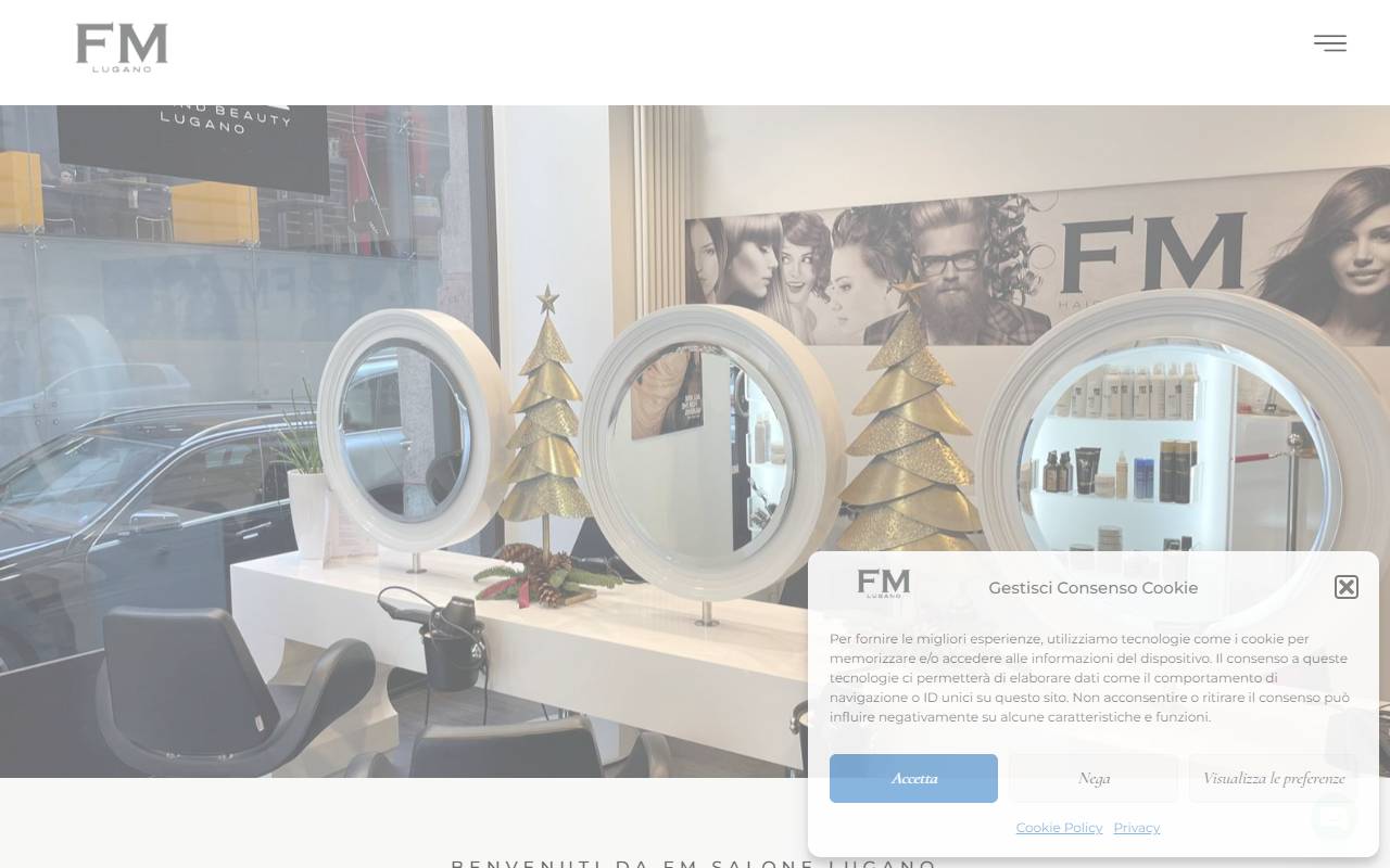 Anteprima del sito: FM Salone Sagl