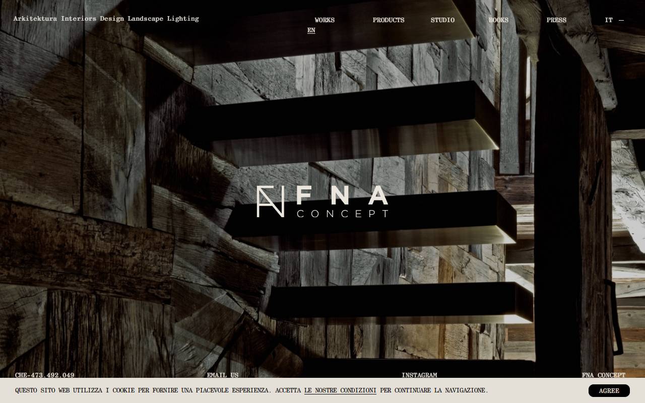 Anteprima del sito: FNA CONCEPT GmbH
