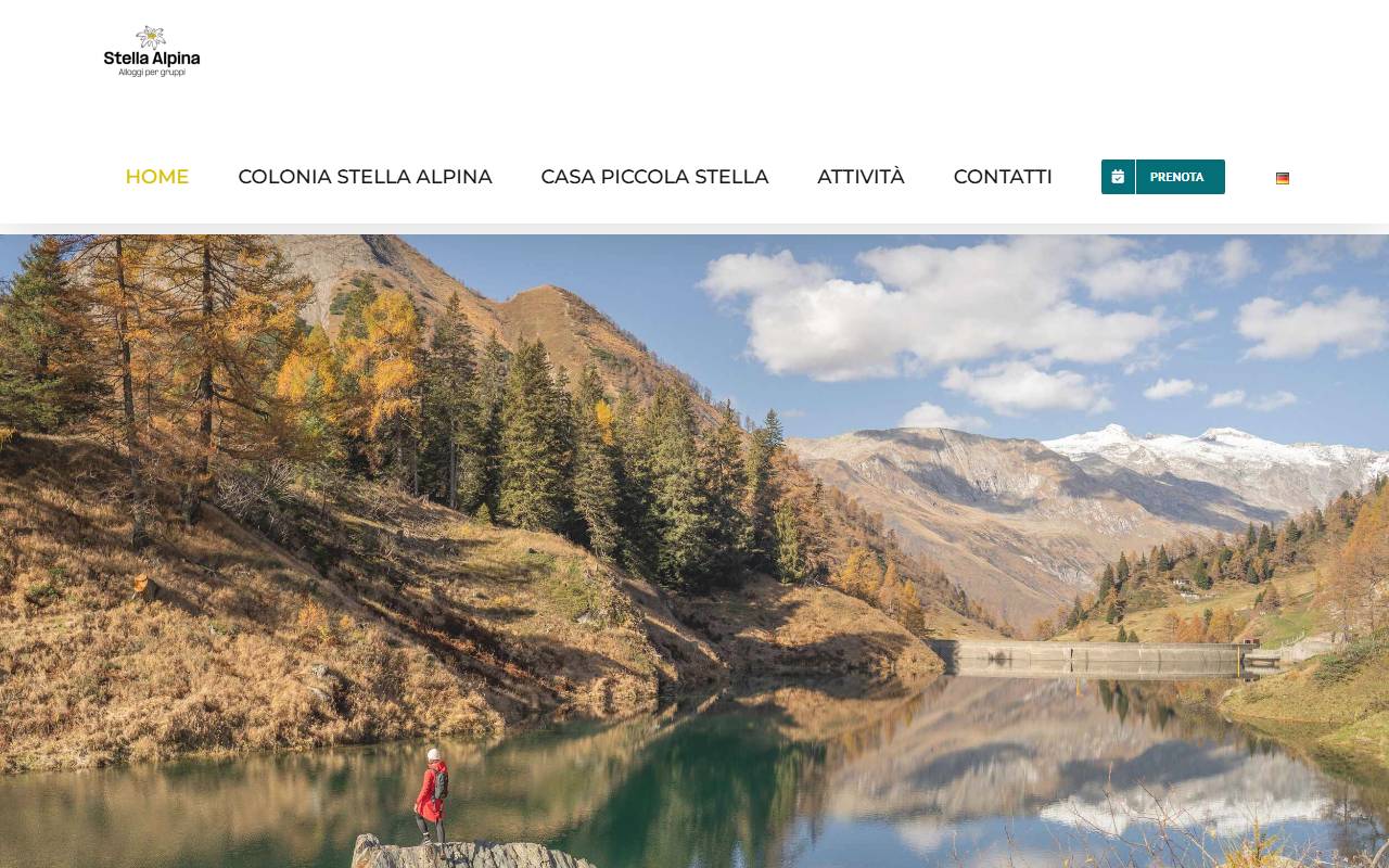 Anteprima del sito: Fondazione Stella Alpina
