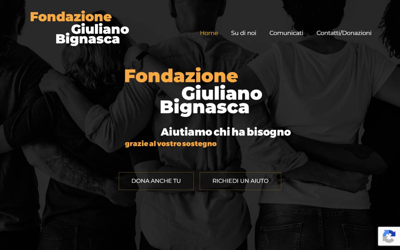 Anteprima del sito: Fondazione Giuliano Bignasca