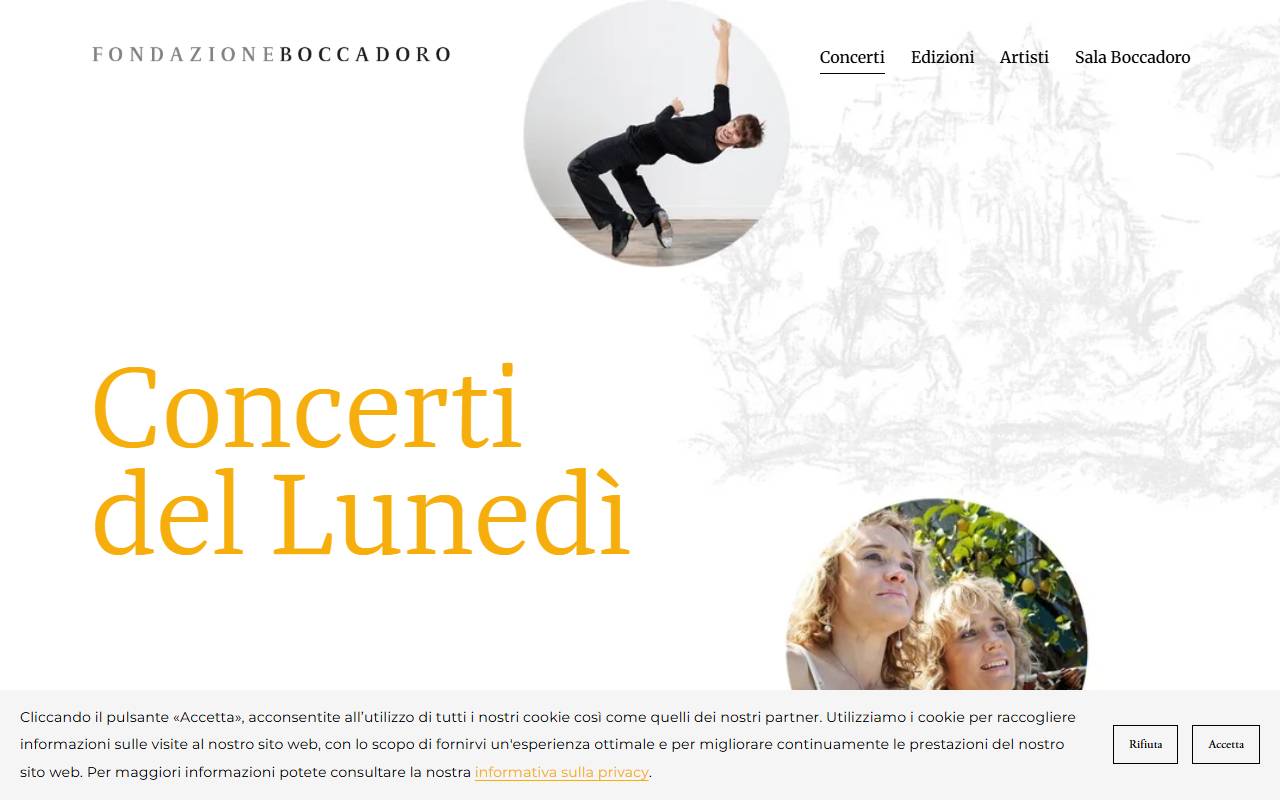 Anteprima del sito: Fondazione Boccadoro