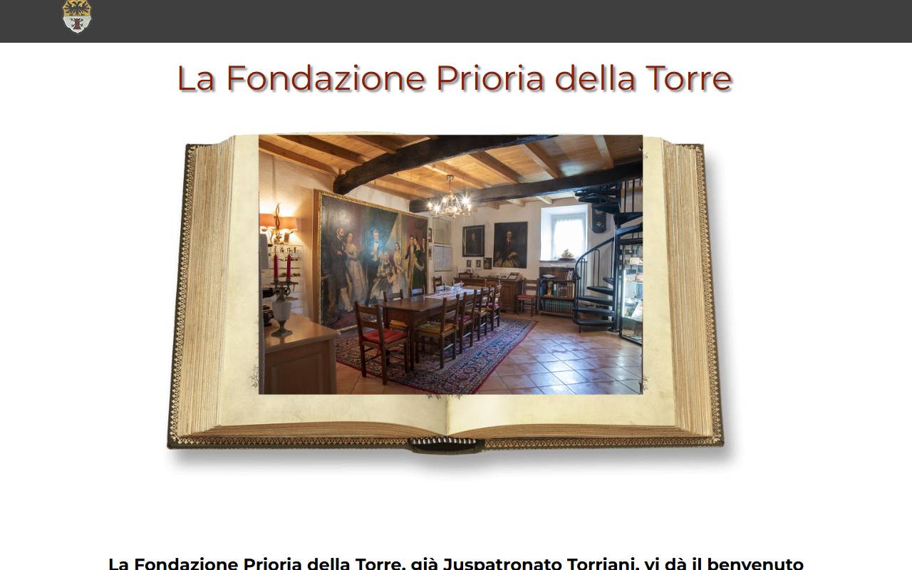 Anteprima del sito: Fondazione Prioria della Torre, già Juspatronato Torriani