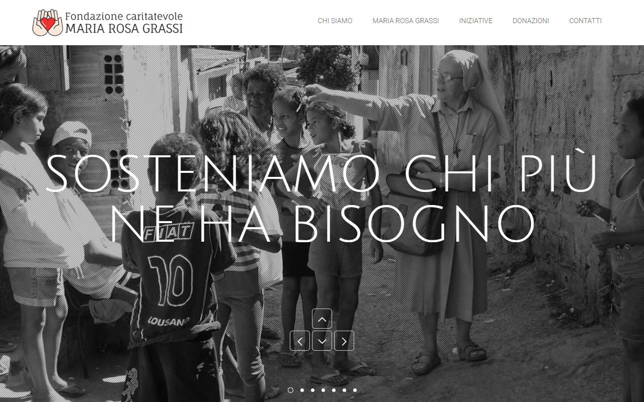 Anteprima del sito: FONDAZIONE CARITATEVOLE MARIA ROSA GRASSI