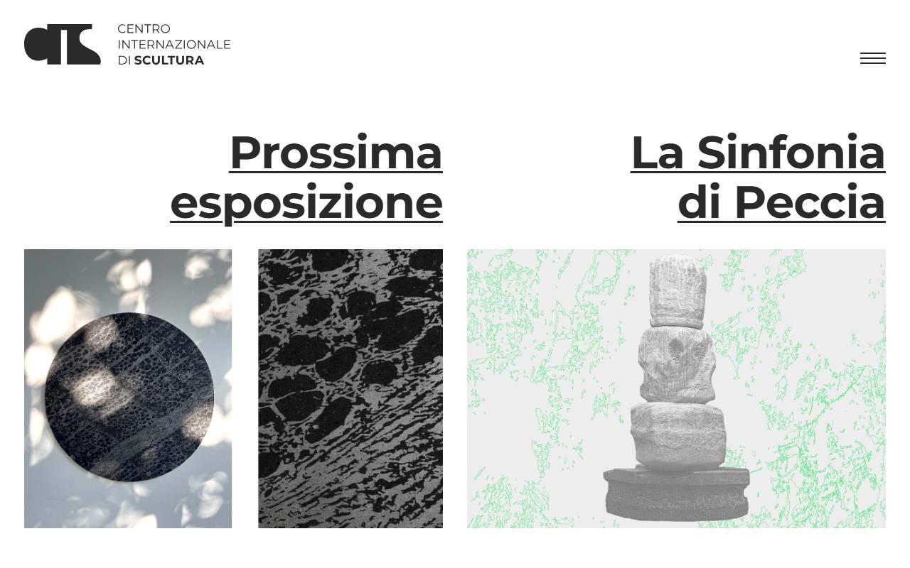 Anteprima del sito: Fondazione Internazionale per la Scultura